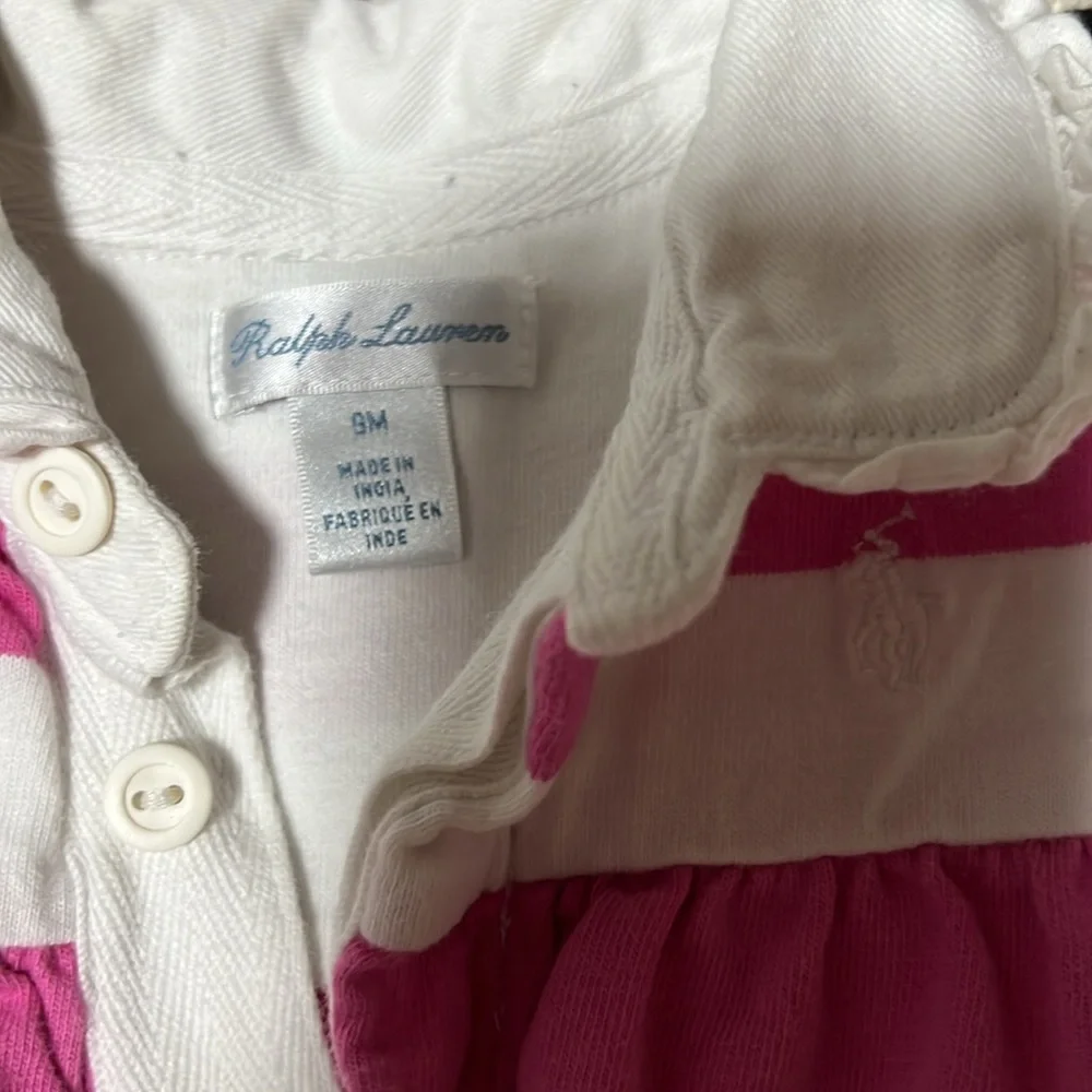 Ralph Lauren baby girl set2 size 9m one pice